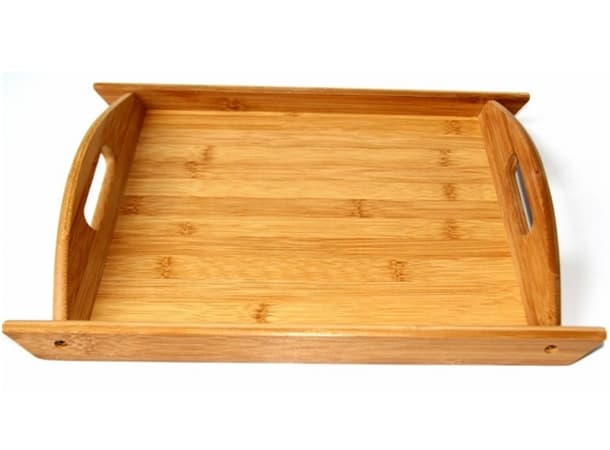 Wooden Serving Trays – Set of 3 with Handles thumb 1