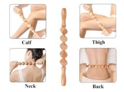 Wooden Cubed Roller Stick Massager – Deep Tissue & Lymphatic Tool-1