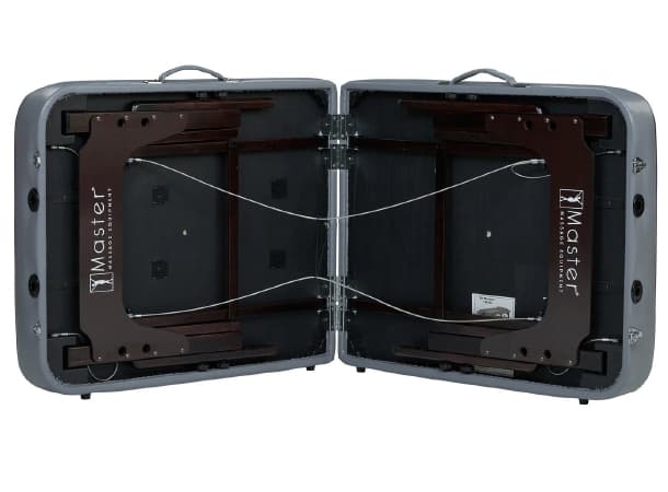 Montour MTR S28 & S30 Portable Massage Table – 28"/30" Width, 3" Memory Foam, Dove Grey PU, Adjustable Height thumb 2