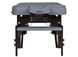 Master Montour S28 & S30 Portable Massage Table – 28"/30" Width, 3" Memory Foam, Dove Grey PU, Adjustable Height-3