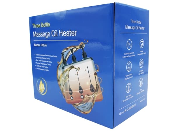 MASTER Three Bottles Oil Heater – Adjustable Temperature Massage Lotion Warmer thumb 1