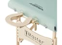 Master Paradise S28" Portable Massage Table – 28"x72", Auto-Lock Legs, 2.5" Multi-Layer Foam, Adjustable Height 23.5"-33", Lightweight 32 lbs, Includes Face Cradle & Armrests-2