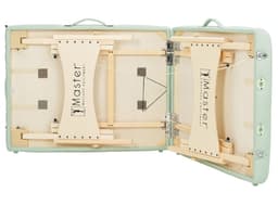 Master Paradise S28" Portable Massage Table – 28"x72", Auto-Lock Legs, 2.5" Multi-Layer Foam, Adjustable Height 23.5"-33", Lightweight 32 lbs, Includes Face Cradle & Armrests-4