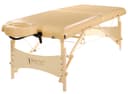 Balboa BBU 30" Portable Massage & Exercise Table – 75" Length, 1.6" Multi-Layer Foam, Adjustable 24–34" Height, Beige PU, Auto-Lock Legs, Face Cradle & Armrest-0