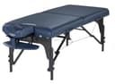 MCR S31"– Montclair Pro 31" Portable Massage Table, 72" Length, 3" Multi-Layer Memory Foam, Royal Blue PU, Adjustable 24–34" Height, Lightweight Wood Frame-0