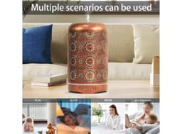 250ml Bronze Metal Ultrasonic Aroma Diffuser-2