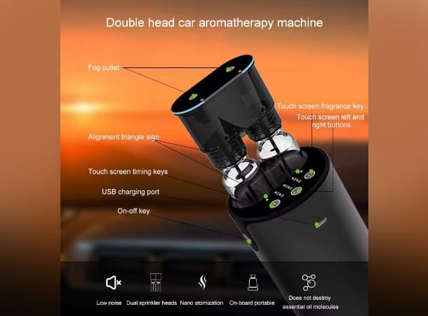 Aroma Diffuser Dual Nozzle – Two-Fluid Essential Oil & Humidifier thumb 2