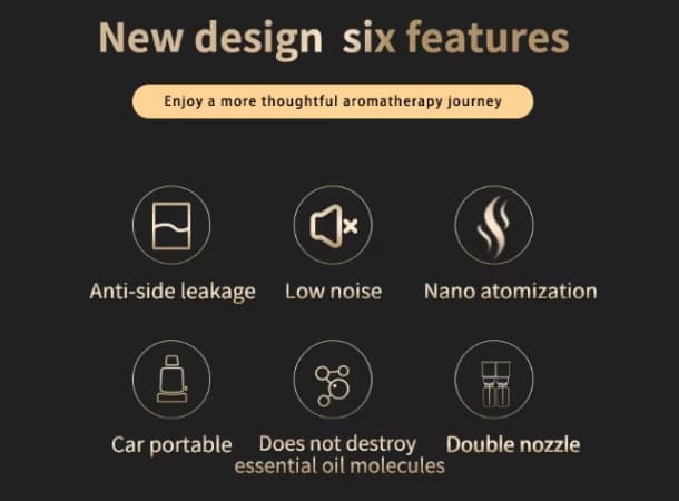 Aroma Diffuser Dual Nozzle – Two-Fluid Essential Oil & Humidifier thumb 3