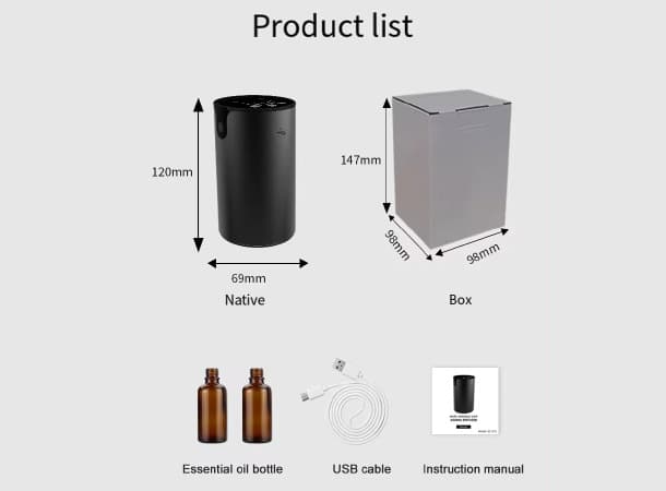 Aroma Diffuser Dual Nozzle – Two-Fluid Essential Oil & Humidifier thumb 5