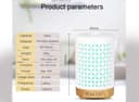 100ml Ultrasonic Ceramic Electric Diffuser – Quiet Aroma Humidifier for Spas, Hotels, Offices & Homes-1