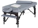 Master Montour S28 & S30 Portable Massage Table – 28"/30" Width, 3" Memory Foam, Dove Grey PU, Adjustable Height-0