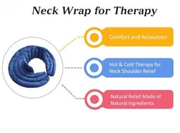 Microwave Neck Heating Pad – Contouring Flaxseed Pad for Neck & Shoulders-2