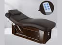 Electric Heating Massage Bed with 2 Motor – PU Leather Spa Table, 195x83cm, 300kg Capacity, Storage & USB Ports-3