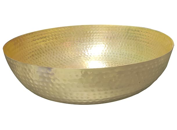 Antique Brass Traditional Pedicure Bowl – Lightweight thumb 0