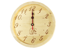 Wooden Sauna Clock-0