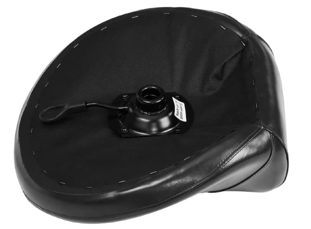 Hydraulic Ergonomic Saddle Stool with Chrome Base thumb 3