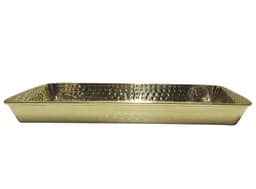 Ritual Jug, Tray, & Bowl Set – Hammered Gold Finish-3