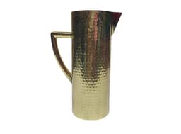 Ritual Jug, Tray, & Bowl Set – Hammered Gold Finish-1