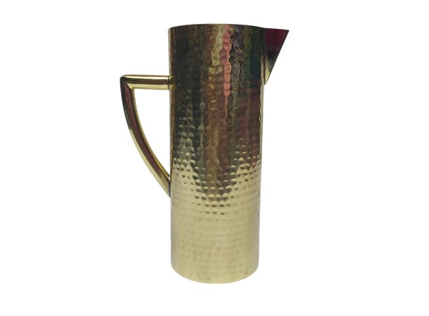 Ritual Jug, Tray, & Bowl Set – Hammered Gold Finish thumb 1