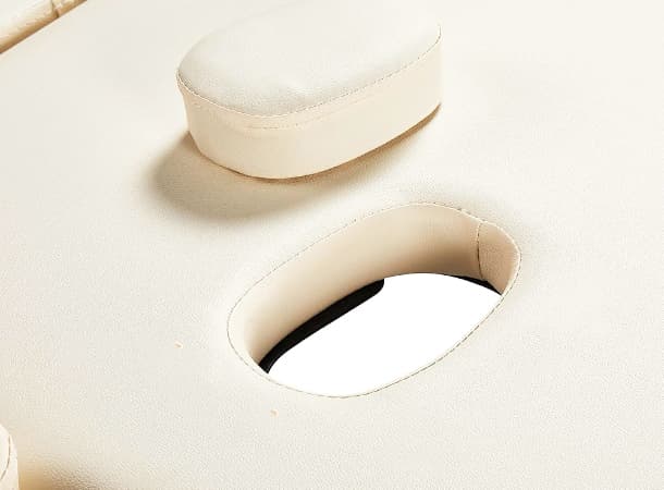 Archer Luxury Massage Therapy Spa Bed – Flat Design with Face Hole, Adjustable Height & Storage Shelf thumb 3