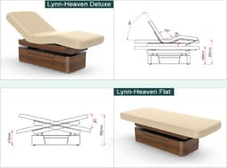 Luxury Multi-Functional Motorized Spa Table – Adjustable Back & Leg, Solid Wood Base, Built-In Storage, PU Cushion, 196cm-2