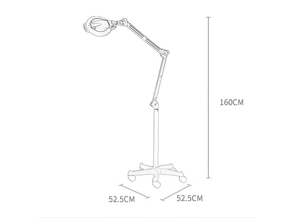 DOYEN Vertical LED Magnifying Lamp thumb 4