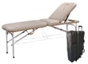 Portable 3-Section Aluminum Massage Table - Lightweight Folding Spa Bed for Professionals-0