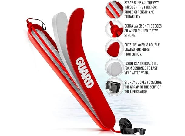 Double Lifeguard Rescue Buoy – 50" Colored Lifeguard Rescue Tube 2