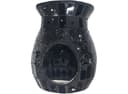 Black & White Mosaic Oil Burner – Glass Aroma Diffuser & Wax Melt Warmer-0