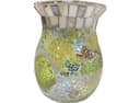 Multicolor White Mop Mosaic Oil Burner – Mosaic Glass Aroma Diffuser & Wax Melt Warmer-0