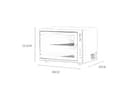 Ozone UV High-Temperature Sterilizer 3-in-1 – 18L Electric Countertop Cabinet for Beauty Salons-6