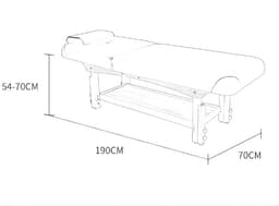 Multifunctional Wooden Spa Wellness Table with Silicone Pillow-4
