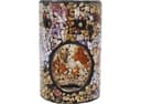 Crackle Amber Foil Mosaic Oil Burner – Glass Aroma Diffuser & Incense Burner for Home, Spa & Yoga-0