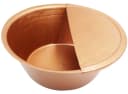 Antique Copper Pedicure Bowl with Footrest for Salon-0