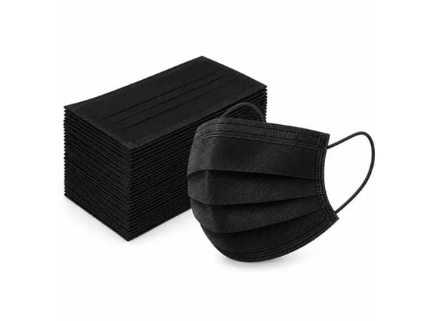 Face Mask Black 1 Box (50 Mask) 