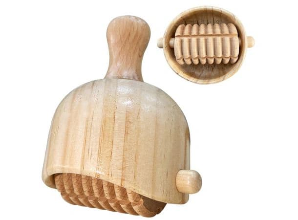 Massage Cup with Wooden Roller