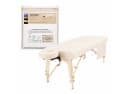 Master Fitted Cotton Table Cover Beige 3pcs Set-0