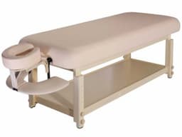 Archer Premium Massage Therapy Spa Bed – 9cm Foam, Adjustable Height, Face Cradle & Storage Shelf-0