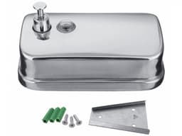 Stainless Steel Wall Mounted Hand Soap Dispenser – 1000ml Mirror Finish-1