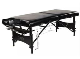 Master GALAXY™ Portable Massage Table – GTT S30", Therma-Top Heating, Memory Foam, Shiatsu Cables, Reiki Panels, Black, 72"x30"-1