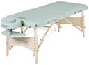 Master Paradise S28" Portable Massage Table – 28"x72", Auto-Lock Legs, 2.5" Multi-Layer Foam, Adjustable Height 23.5"-33", Lightweight 32 lbs, Includes Face Cradle & Armrests-0