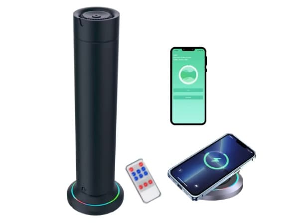 Portable Two-in-One Aromatherapy Diffuser with Wireless Phone Charger