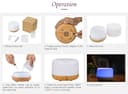400ml Ultrasonic Essential Oil Aroma Diffuser - 7 Colors LED-1