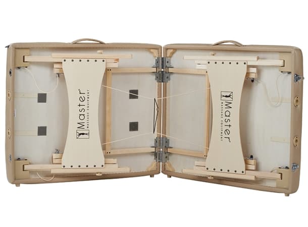 Balboa BBU 30" Portable Massage & Exercise Table – 75" Length, 1.6" Multi-Layer Foam, Adjustable 24–34" Height, Beige PU, Auto-Lock Legs, Face Cradle & Armrest thumb 1