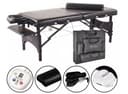 Master GALAXY™ Portable Massage Table – GTT S30", Therma-Top Heating, Memory Foam, Shiatsu Cables, Reiki Panels, Black, 72"x30"-2