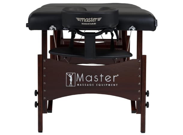RMU S28 Roma LX Portable Massage Table – 28"x72" with Memory Foam, Adjustable Height 24"-34", Oil & Waterproof PU, Walnut Legs, Includes Face Cradle & Armrest thumb 2