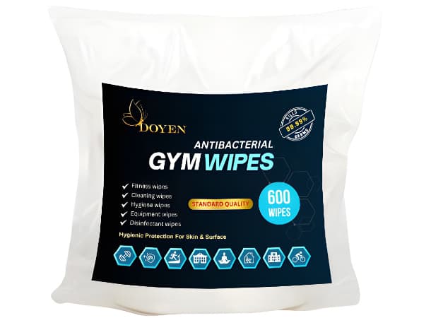 Doyen Antibacterial Gym Wipes – Standard Quality