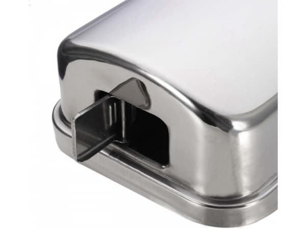 Stainless Steel Wall Mounted Hand Soap Dispenser – 1000ml Mirror Finish thumb 2