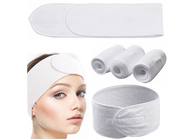Cotton Spa Headband – Soft Adjustable Hair Wrap thumb 2