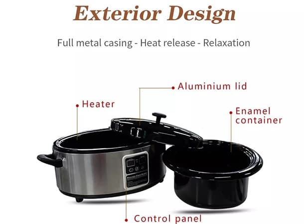 MASTER 6 Quart Stone Warmer – Digital Hot Stone Heater thumb 2